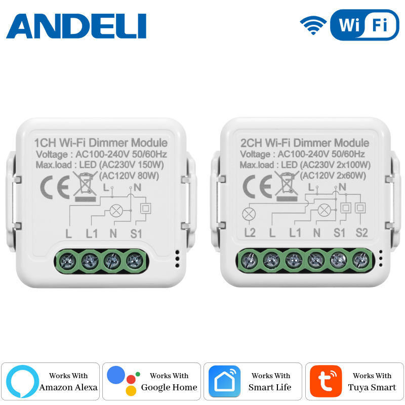 Smart Home Web - Module d'interrupteur intelligent Wi-Fi DIY, compatible