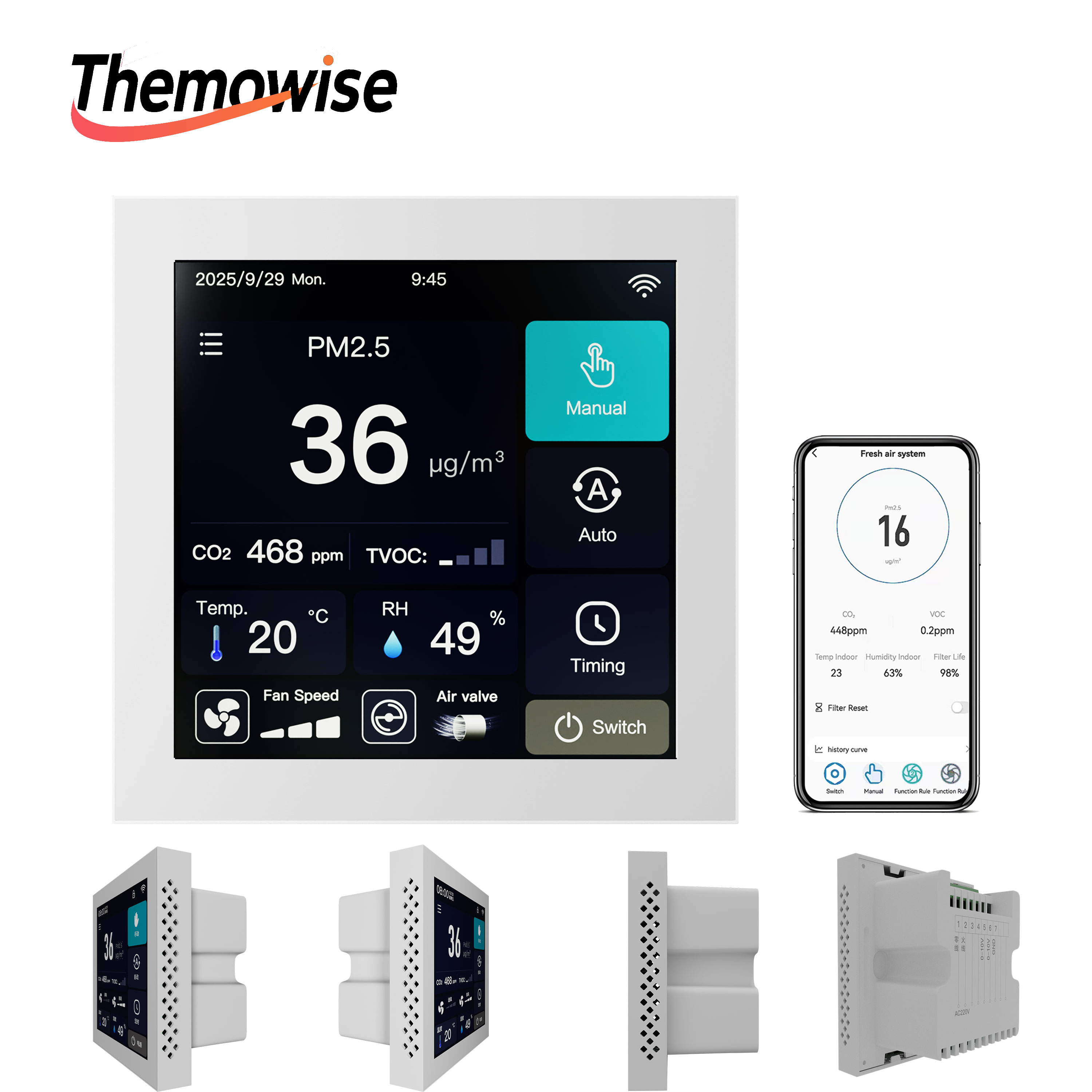 Smart Home Ventilation - Contrôleur intelligent de la qualité de