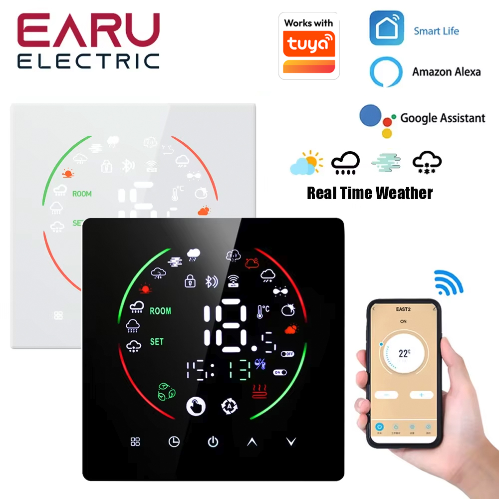 Smart Home Full System - Tuya-Thermostat intelligent WiFi, chauffage au sol