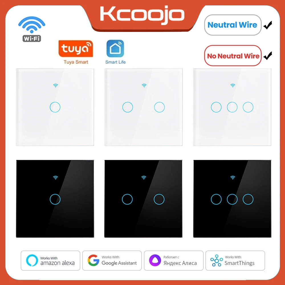 Smart Home Diy - Tuya Wifi EU commutateurs intelligents 1/2/3/4
