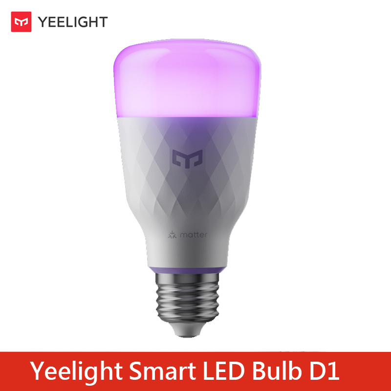 Alexa Compatible Bulb - Ampoule LED intelligente Global Yeelight D1,