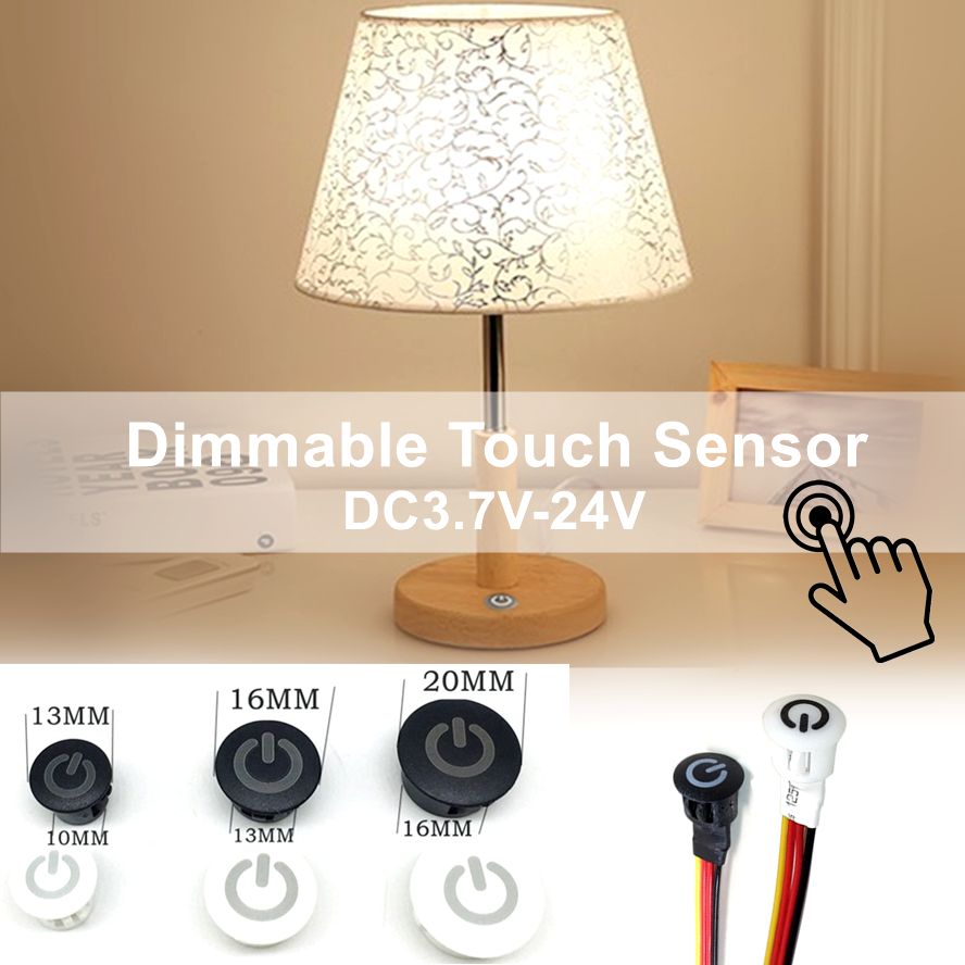 Smart Home Llm - Capteur tactile intelligent à gradation illimitée,