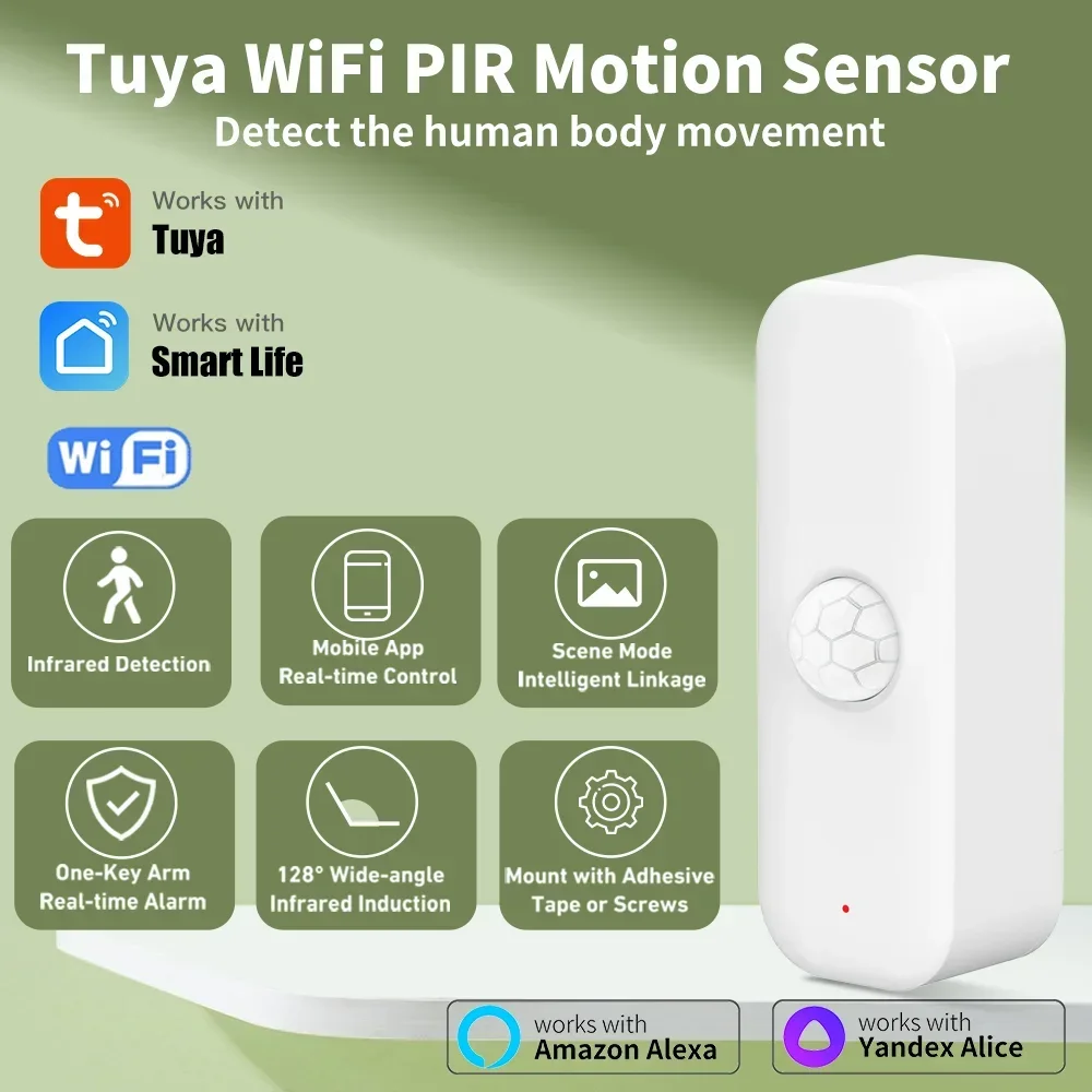 Smart Home Web - Tuya-Capteur de mouvement PIR pour la