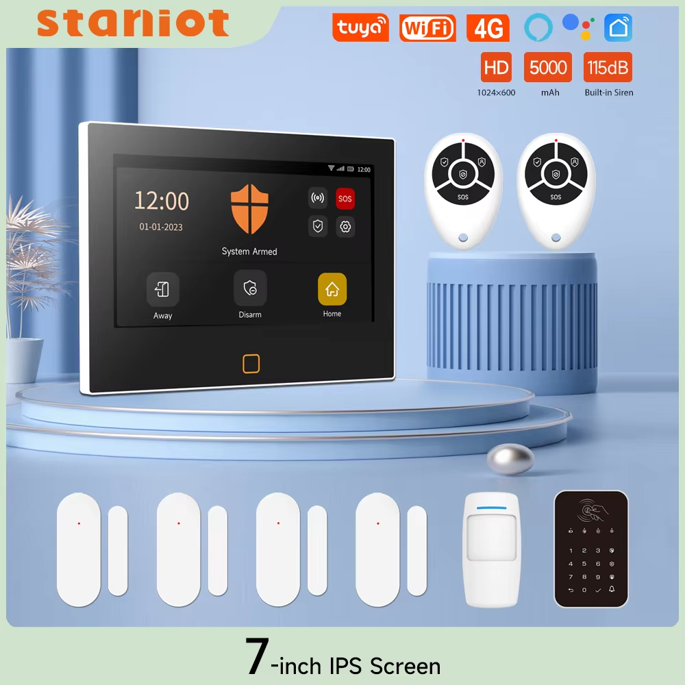 Smart Home Full System - Staniot – 7 pouces système d'alarme