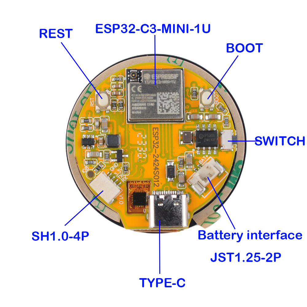 Écran tactile ESP32 1.28 pouce - Smart Home Web avis et prix