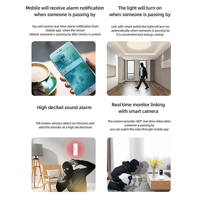 Tuya-Capteur de mouvement PIR  - Smart Home Full System avis et prix