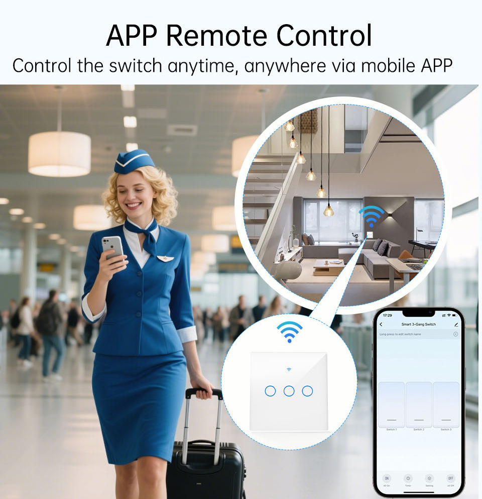 Interrupteur mural tactile int - Smart Home Full System avis et prix