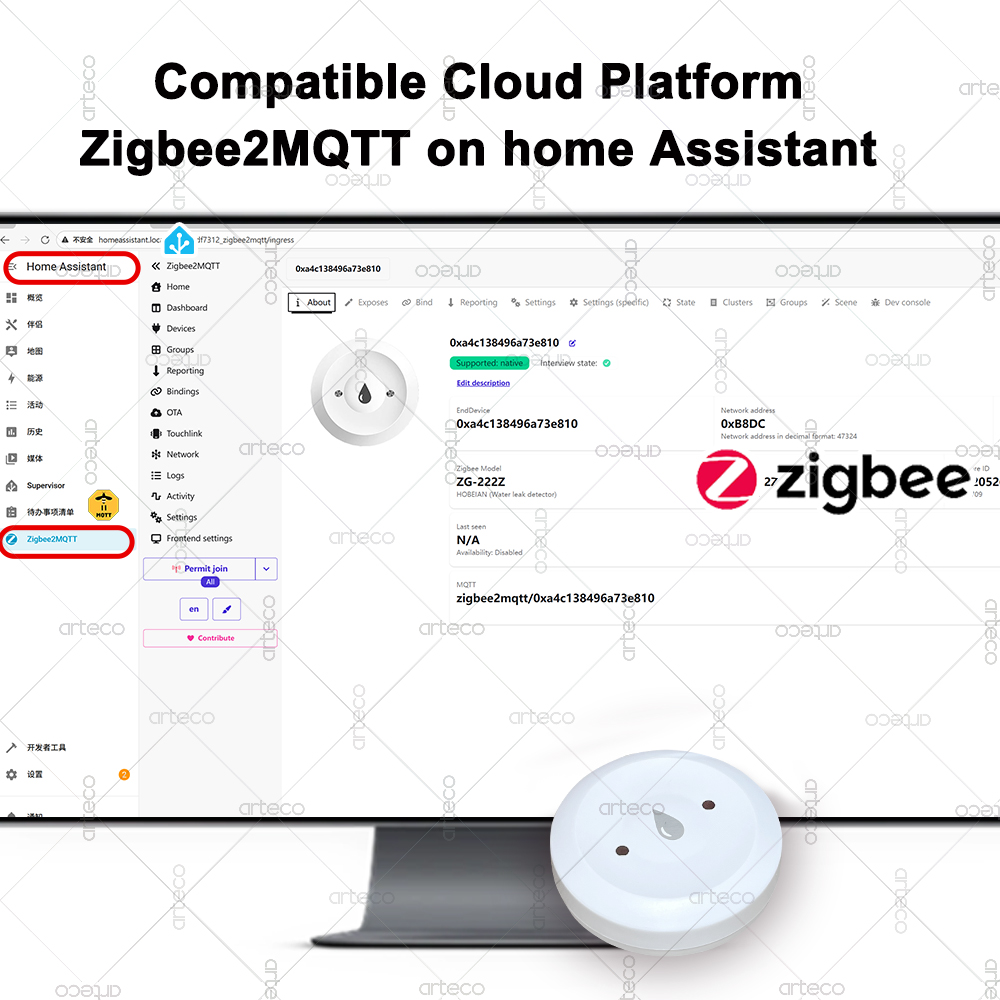 Tuya – capteur d'eau intellige - Smart Home Gateway avis et prix