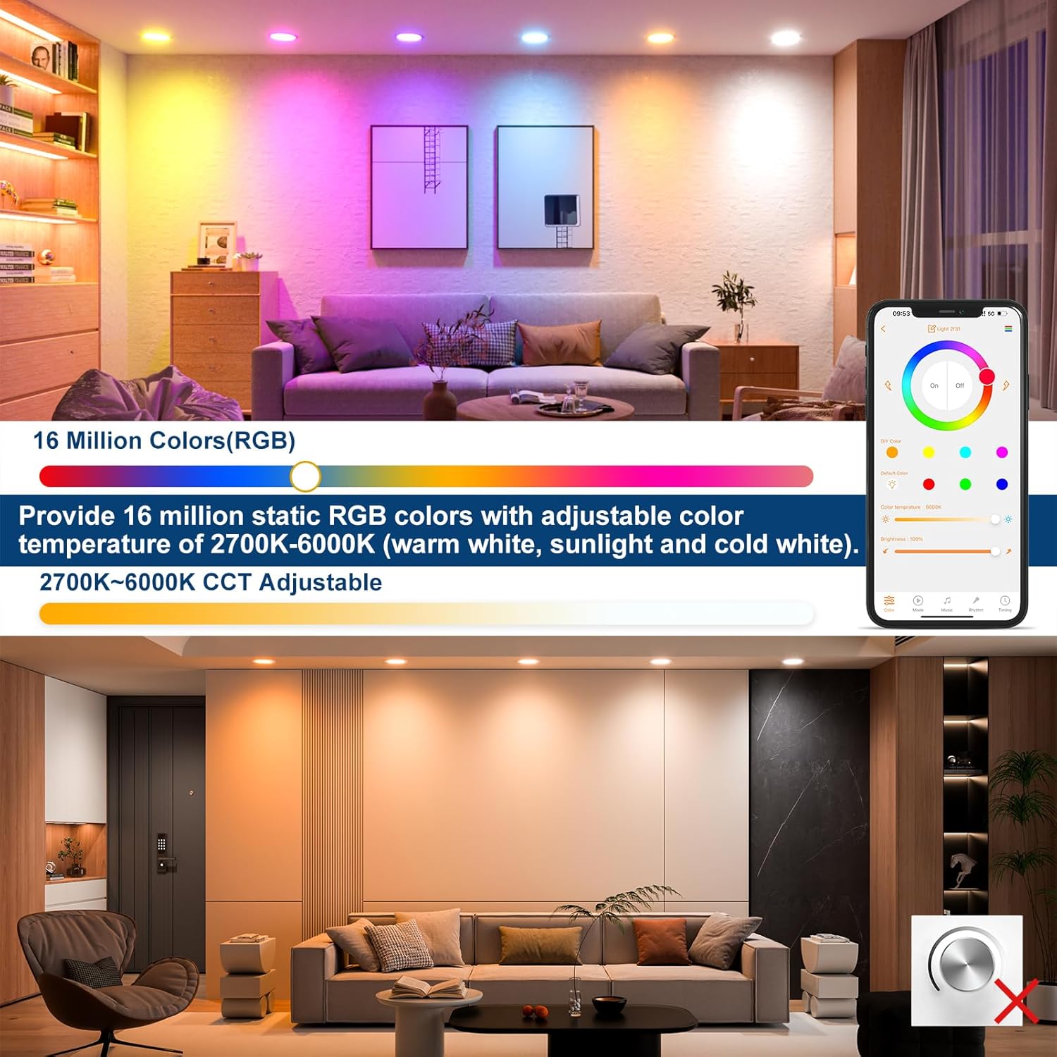 Plafonnier LED intelligent Blu - Alexa Compatible Bulb avis et prix