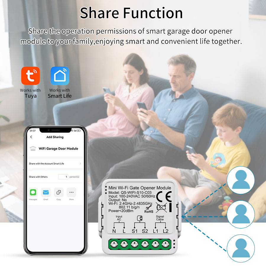 Module de commande d'ouvre-por - Smart Home Web avis et prix