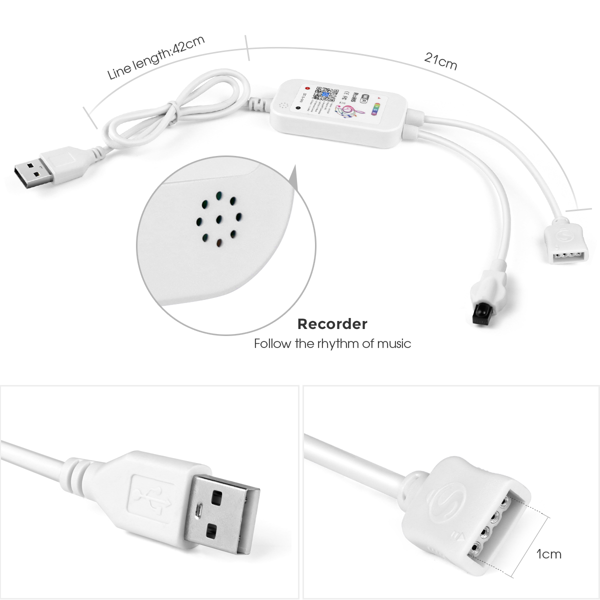 DC5V Tuya APP Wifi LED RGB con - Alexa Compatible Bulb avis et prix