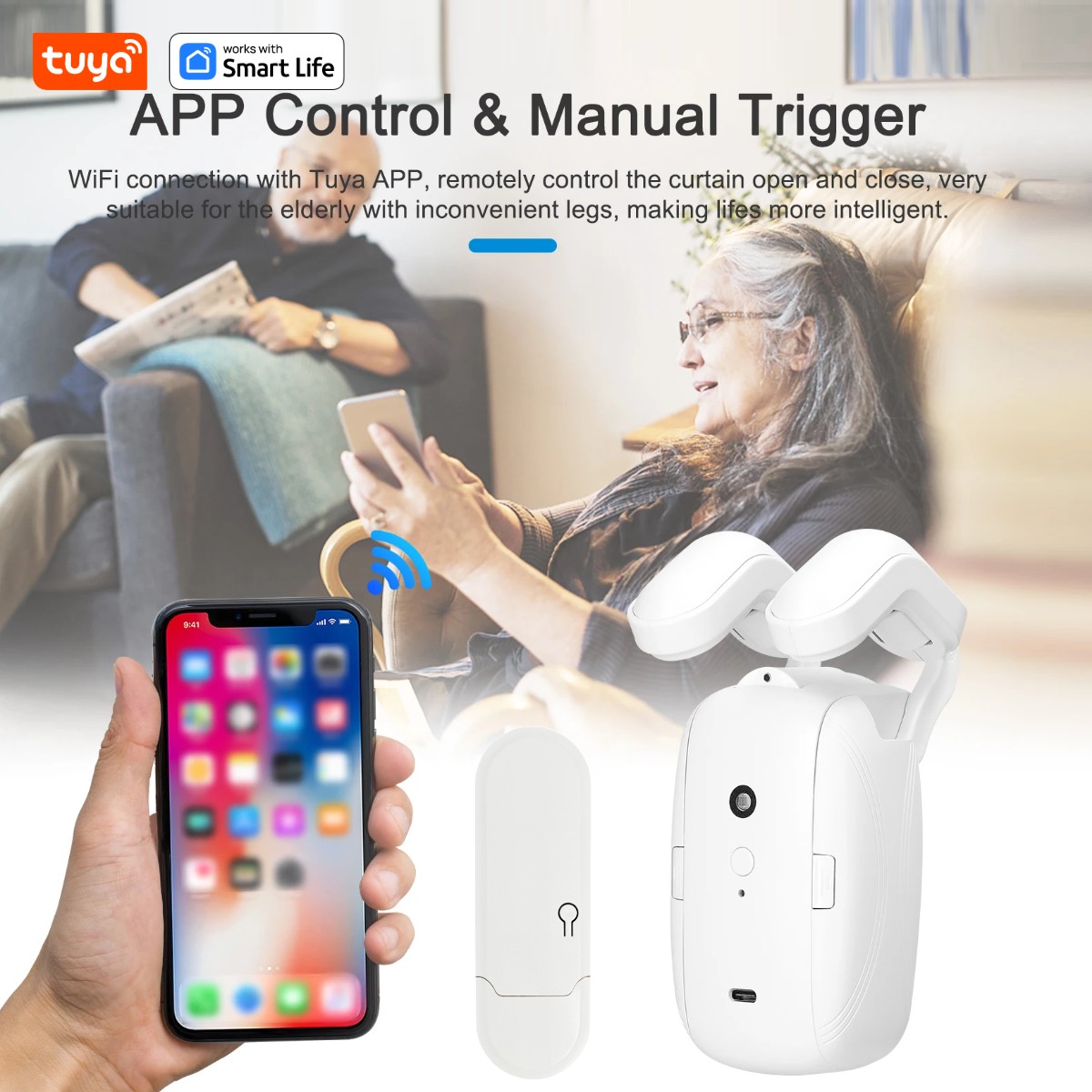 1/2 Robot de rideau intelligen - Smart Home Full System avis et prix