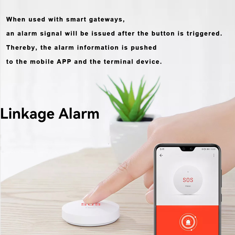 Zigbee – bouton d'alarme de sé - Smart Home Full System avis et prix