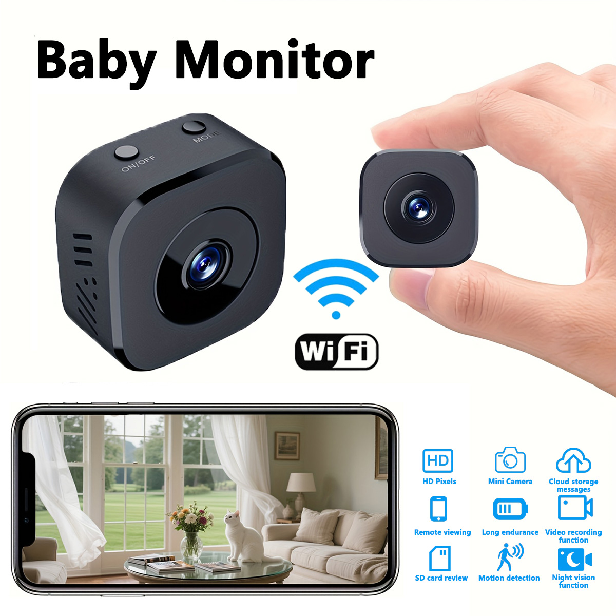 1080P HD Mini caméra WiFi sécu - Smart Home Camera avis et prix