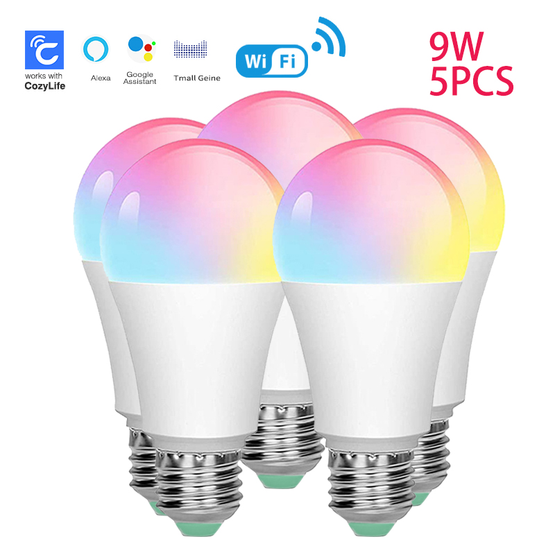 SIXWGH E27 ampoule WiFi 9W lam - Alexa Compatible Bulb avis et prix