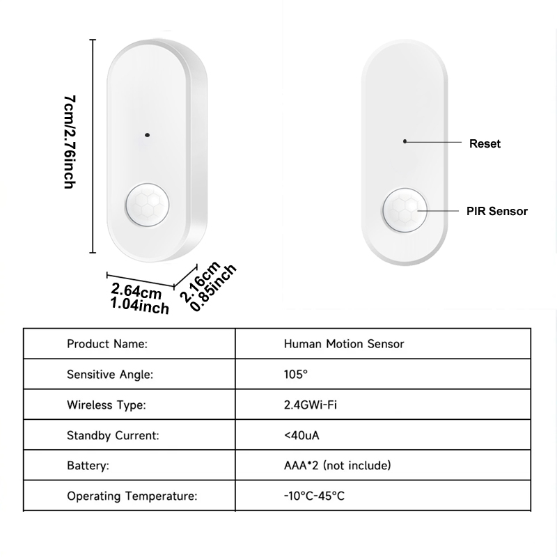Tuya – capteur de mouvement PI - Smart Home Ir avis et prix