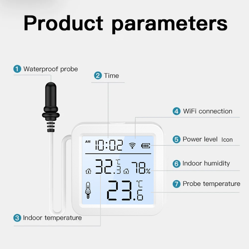 Capteur d'humidité et de tempé - Smart Home Web avis et prix